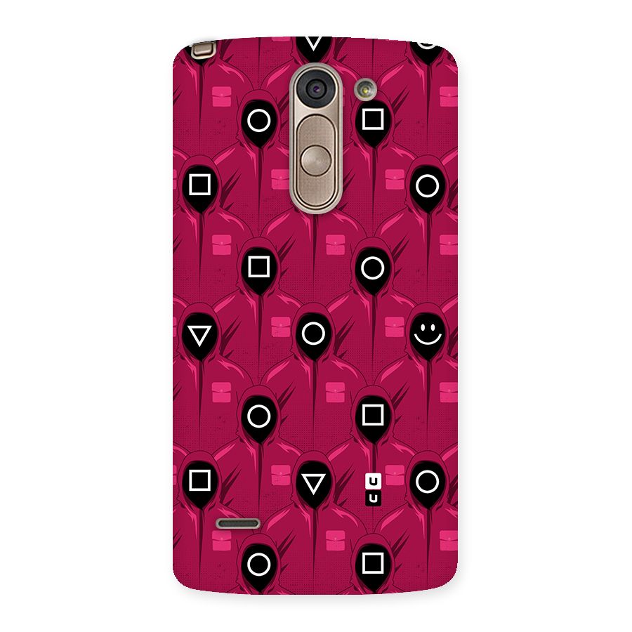 Squid Gamers Pattern Back Case for LG G3 Stylus