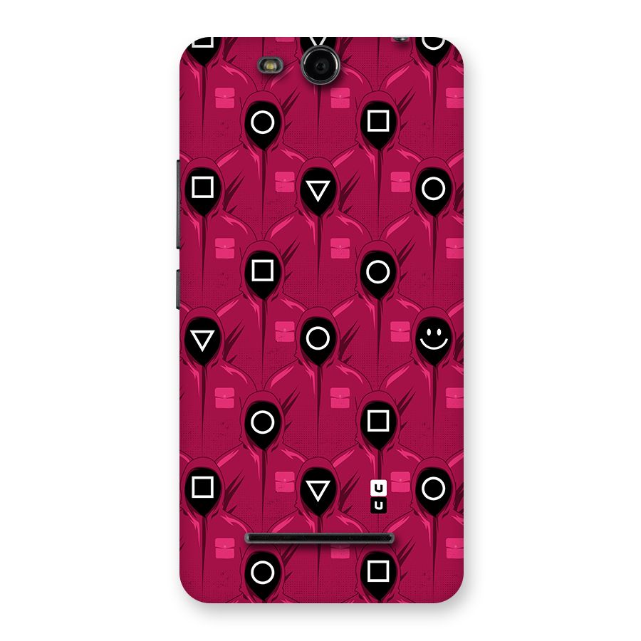 Squid Gamers Pattern Back Case for Micromax Canvas Juice 3 Q392