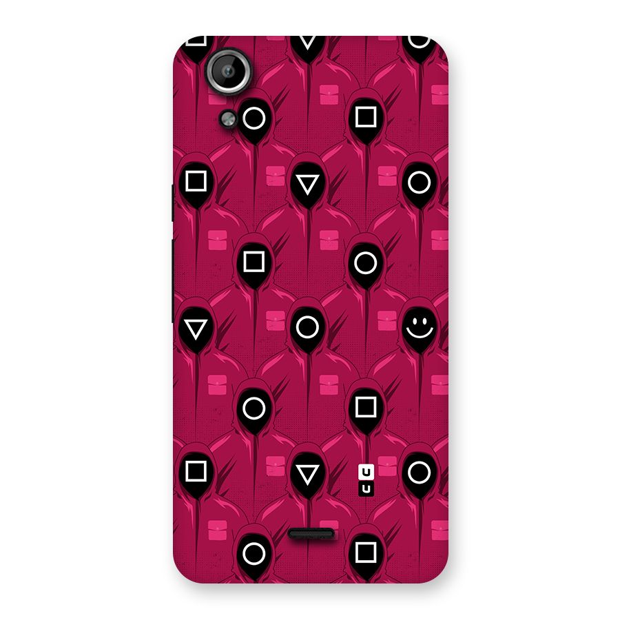 Squid Gamers Pattern Back Case for Micromax Canvas Selfie Lens Q345