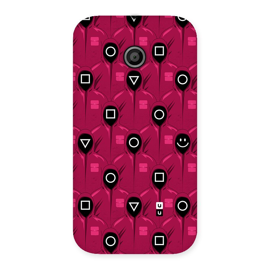 Squid Gamers Pattern Back Case for Moto E