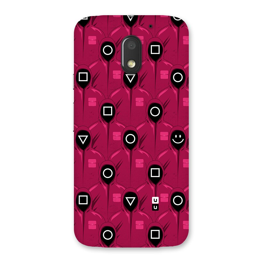 Squid Gamers Pattern Back Case for Moto E3 Power