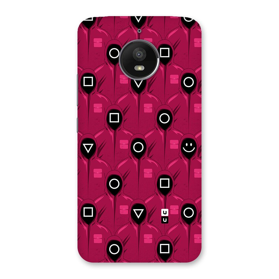Squid Gamers Pattern Back Case for Moto E4 Plus