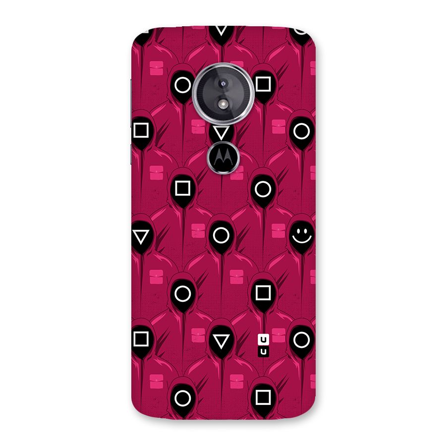 Squid Gamers Pattern Back Case for Moto E5