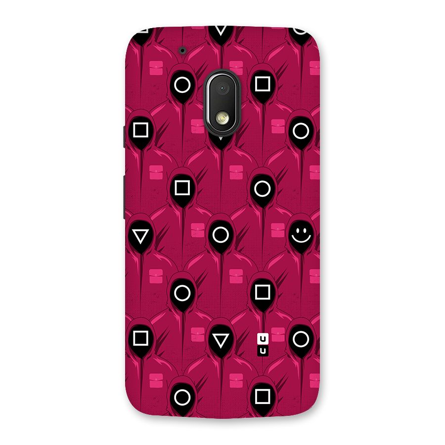 Squid Gamers Pattern Back Case for Moto G4 Play