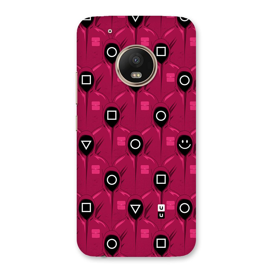 Squid Gamers Pattern Back Case for Moto G5 Plus