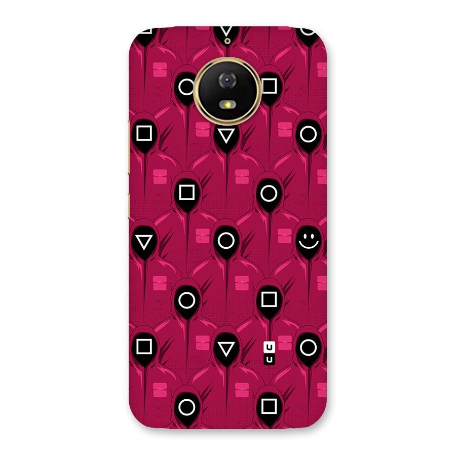 Squid Gamers Pattern Back Case for Moto G5s