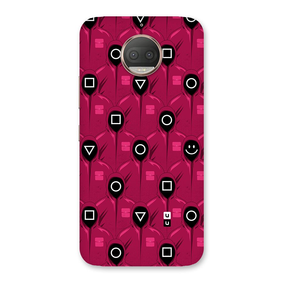 Squid Gamers Pattern Back Case for Moto G5s Plus