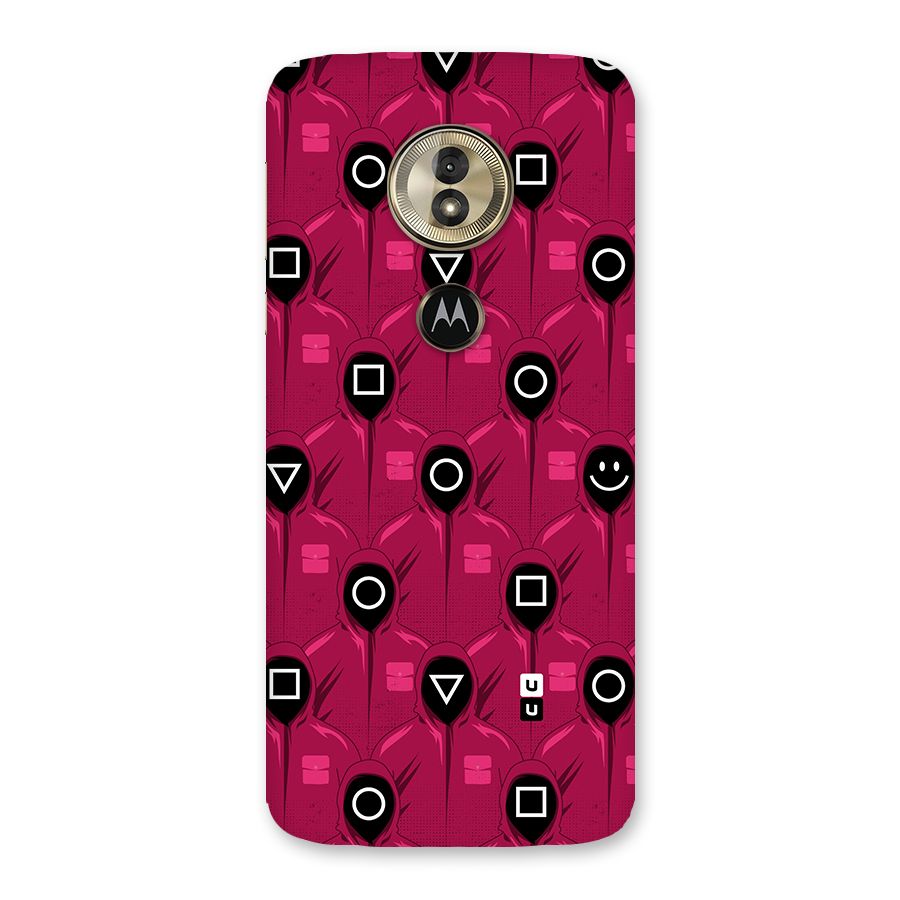 Squid Gamers Pattern Back Case for Moto G6 Play