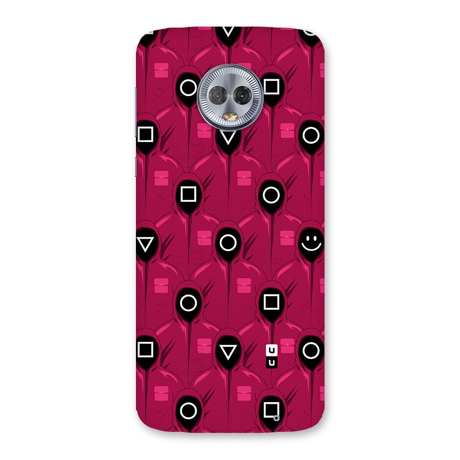 Squid Gamers Pattern Back Case for Moto G6 Plus