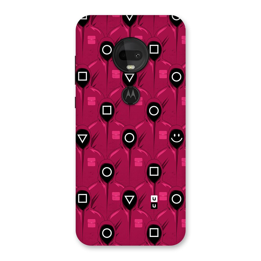 Squid Gamers Pattern Back Case for Moto G7