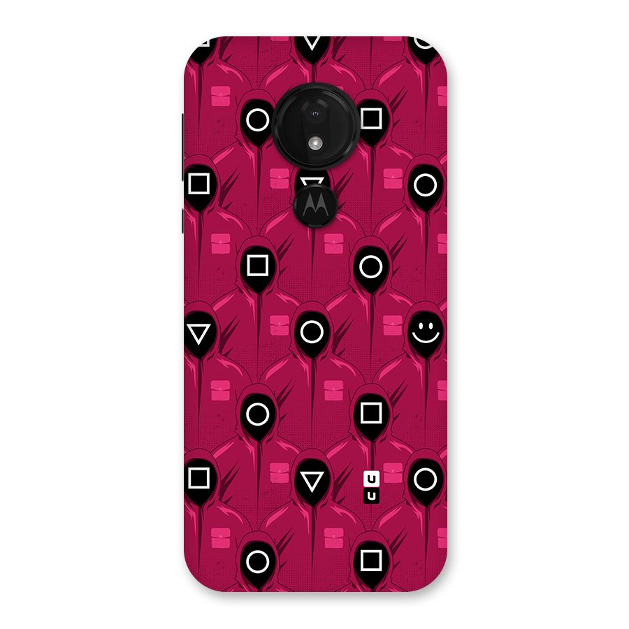 Squid Gamers Pattern Back Case for Moto G7 Power