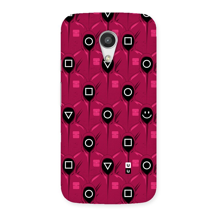 Squid Gamers Pattern Back Case for Moto G 2nd Gen
