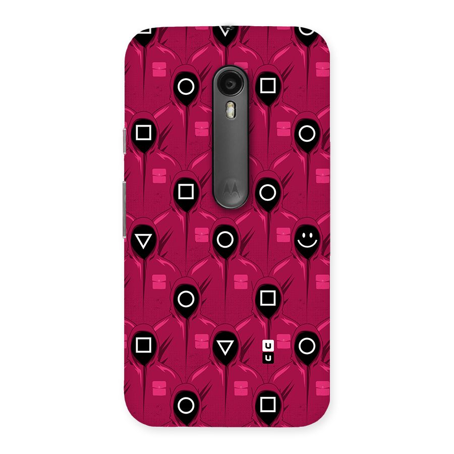 Squid Gamers Pattern Back Case for Moto G Turbo
