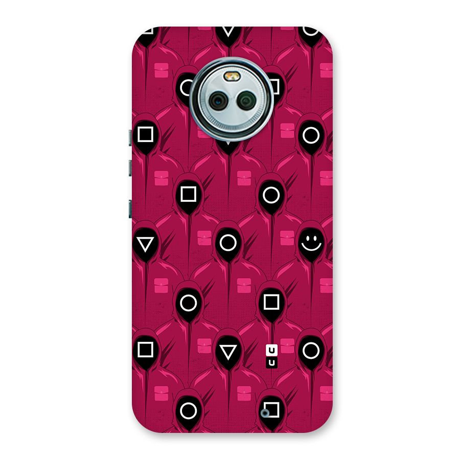Squid Gamers Pattern Back Case for Moto X4