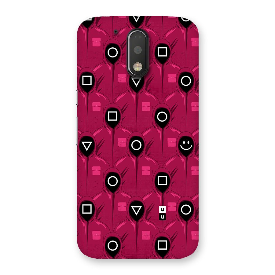 Squid Gamers Pattern Back Case for Motorola Moto G4 Plus