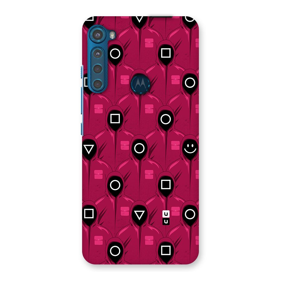 Squid Gamers Pattern Back Case for Motorola One Fusion Plus
