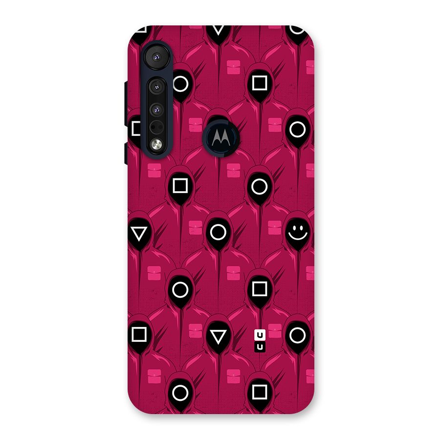 Squid Gamers Pattern Back Case for Motorola One Macro