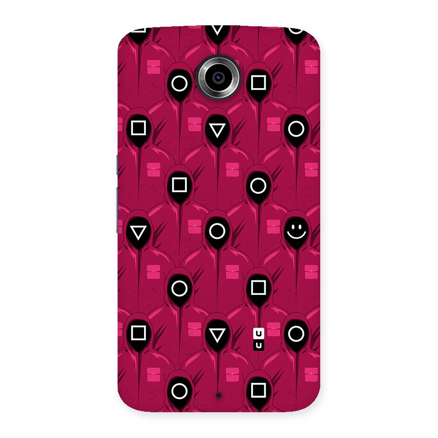 Squid Gamers Pattern Back Case for Nexsus 6