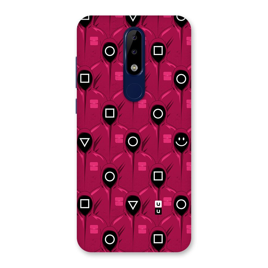 Squid Gamers Pattern Back Case for Nokia 5.1 Plus