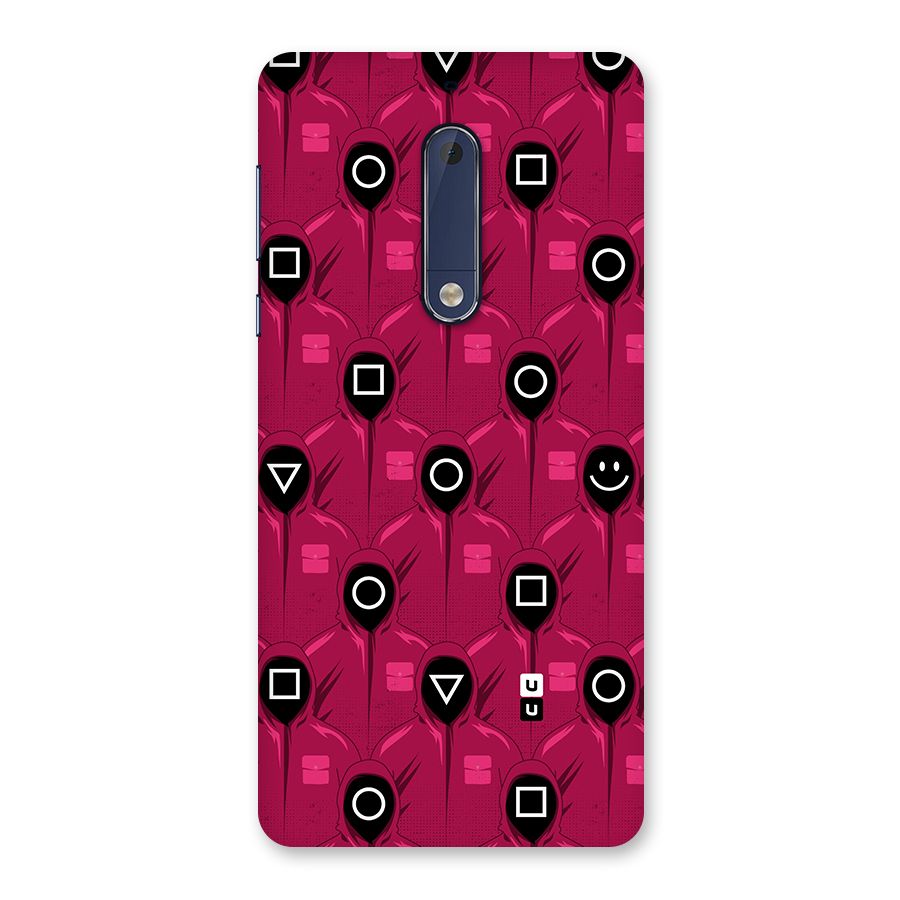 Squid Gamers Pattern Back Case for Nokia 5