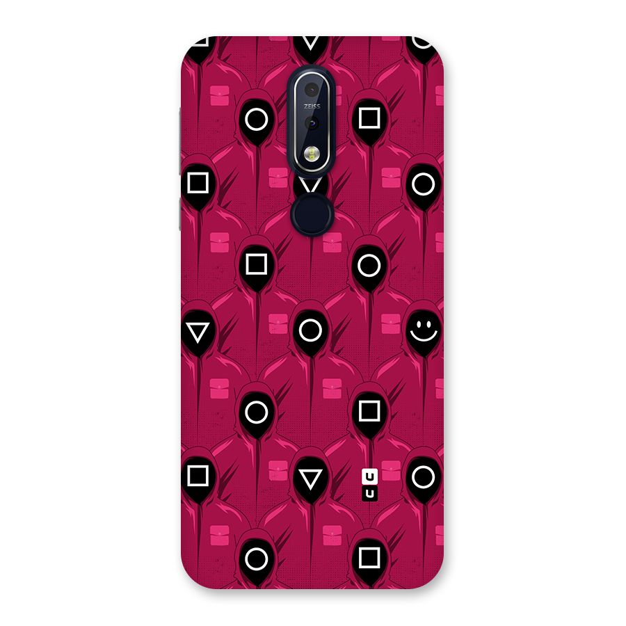Squid Gamers Pattern Back Case for Nokia 7.1