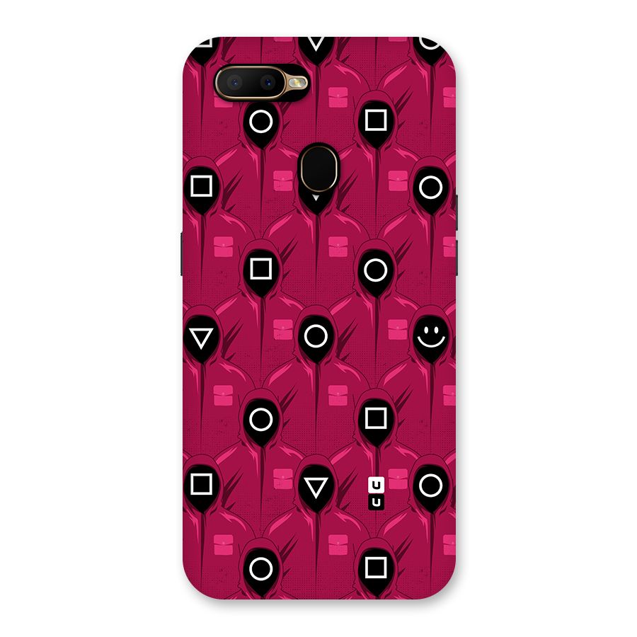 Squid Gamers Pattern Back Case for Oppo A5s