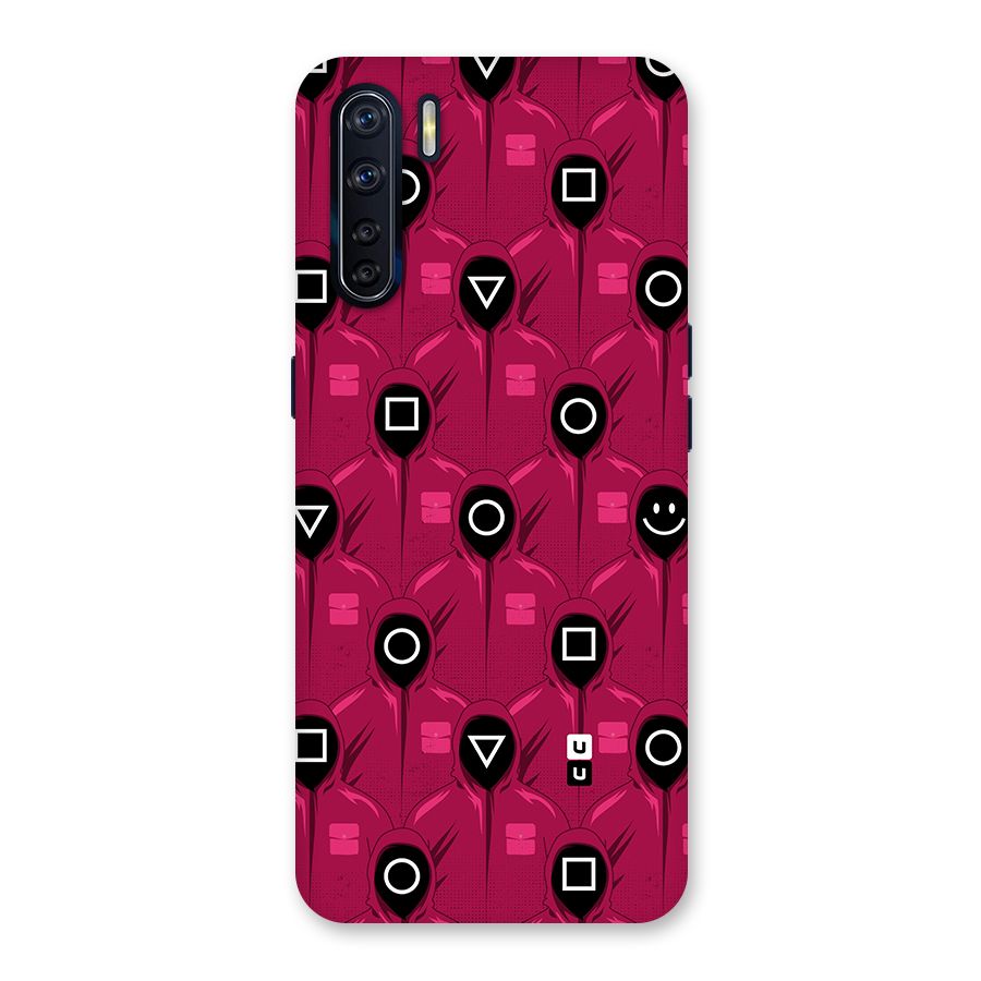 Squid Gamers Pattern Back Case for Oppo F15