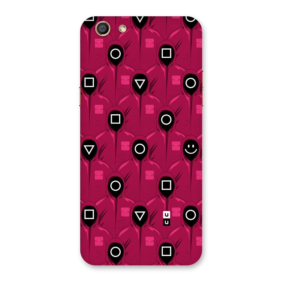 Squid Gamers Pattern Back Case for Oppo F3