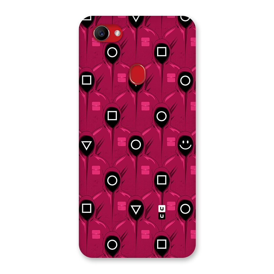 Squid Gamers Pattern Back Case for Oppo F7