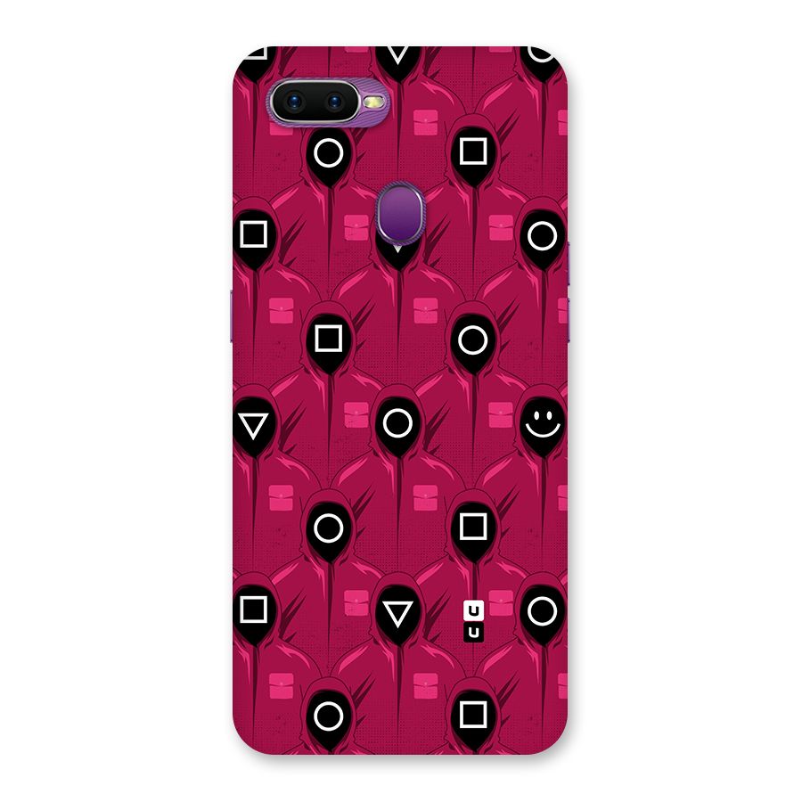 Squid Gamers Pattern Back Case for Oppo F9