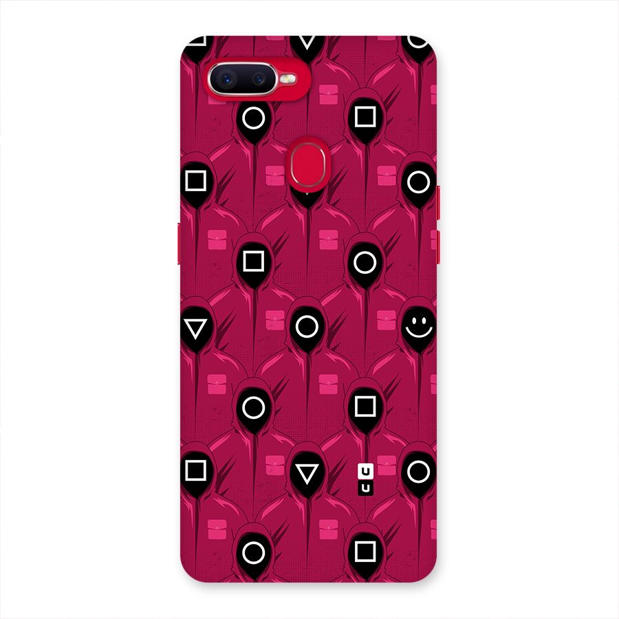 Squid Gamers Pattern Back Case for Oppo F9 Pro