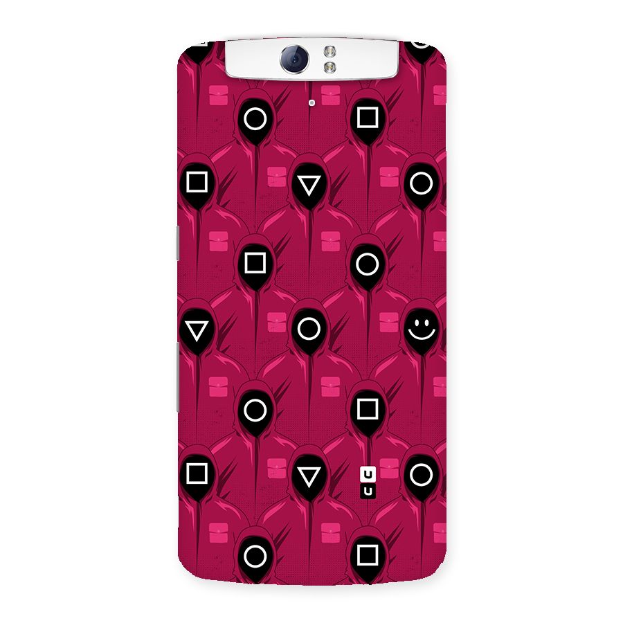 Squid Gamers Pattern Back Case for Oppo N1