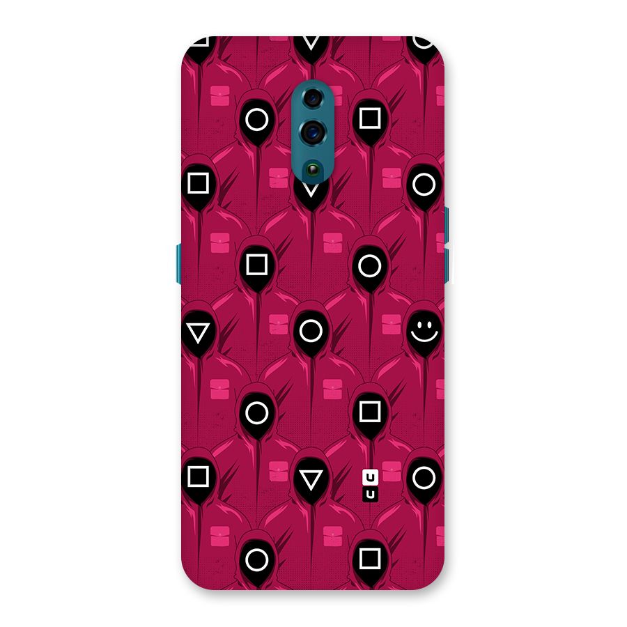 Squid Gamers Pattern Back Case for Oppo Reno