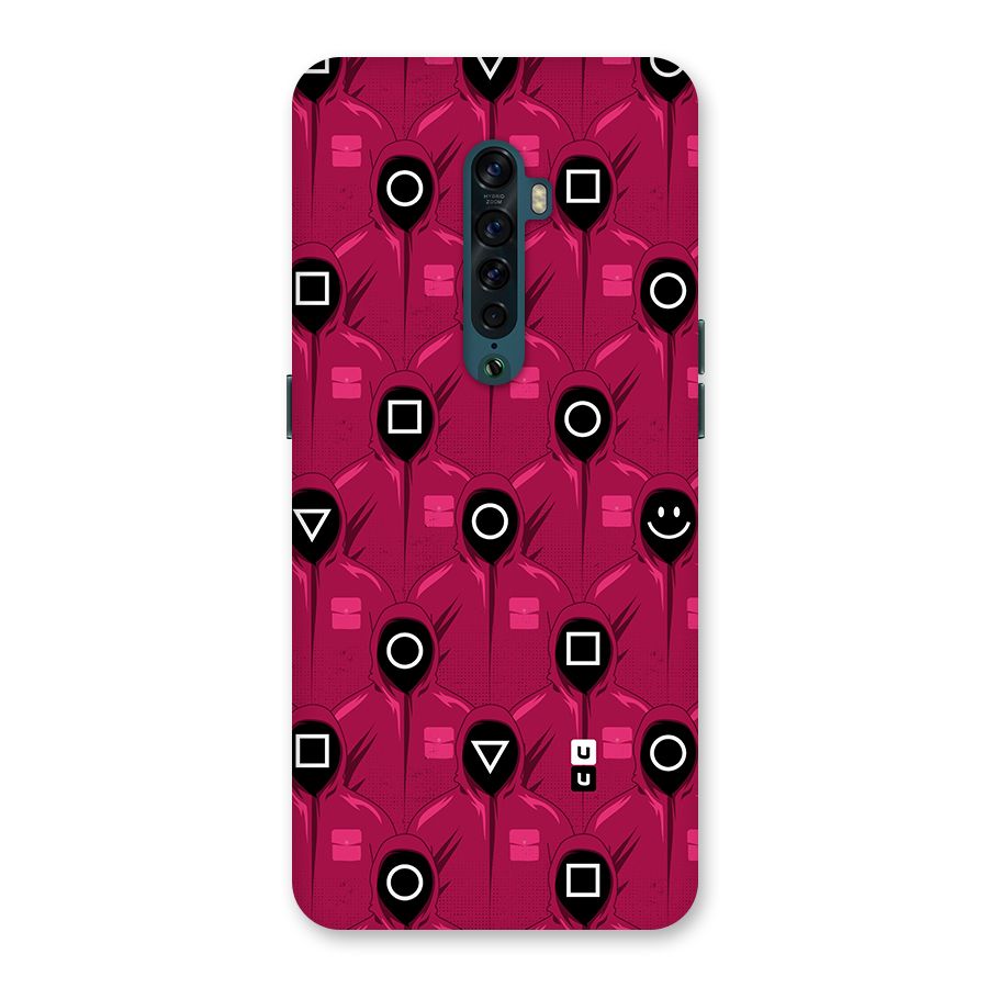 Squid Gamers Pattern Back Case for Oppo Reno2