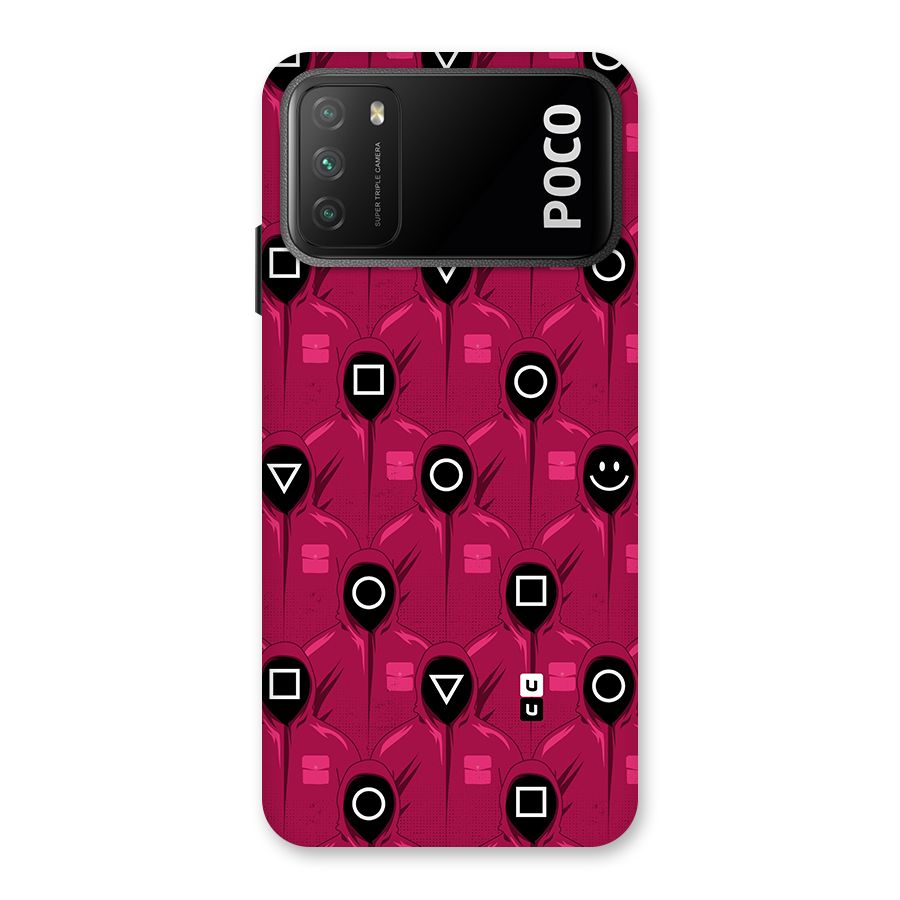 Squid Gamers Pattern Back Case for Poco M3