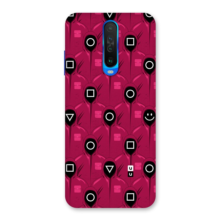 Squid Gamers Pattern Back Case for Poco X2