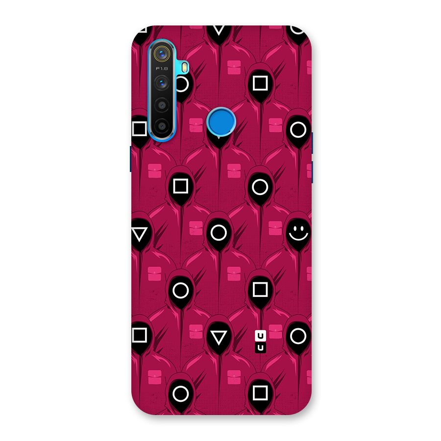 Squid Gamers Pattern Back Case for Realme 5s