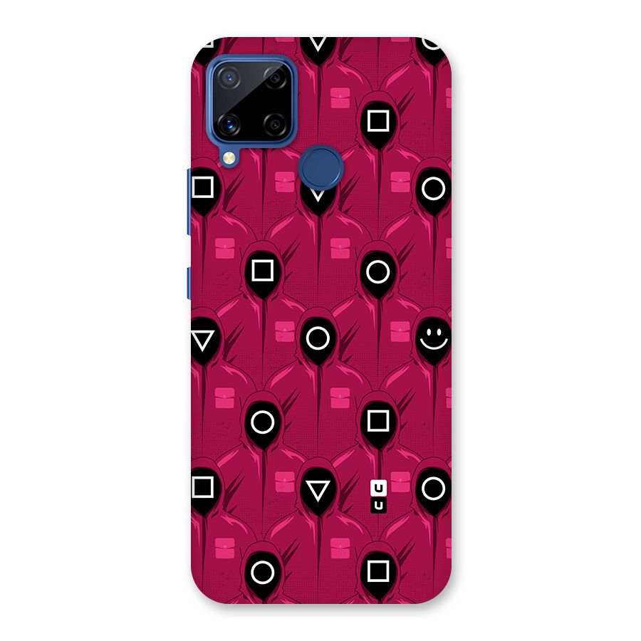Squid Gamers Pattern Glass Back Case for Realme Narzo 30A