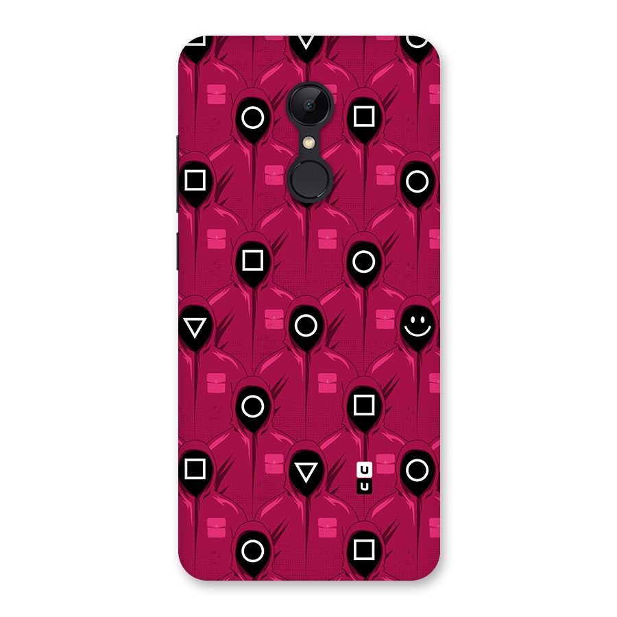 Squid Gamers Pattern Back Case for Redmi 5