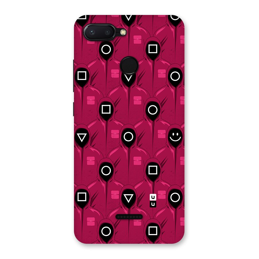 Squid Gamers Pattern Back Case for Redmi 6