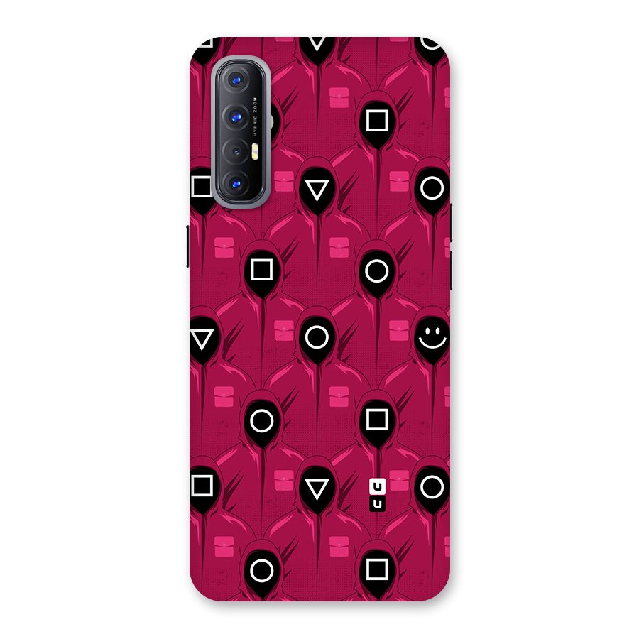 Squid Gamers Pattern Back Case for Reno3 Pro