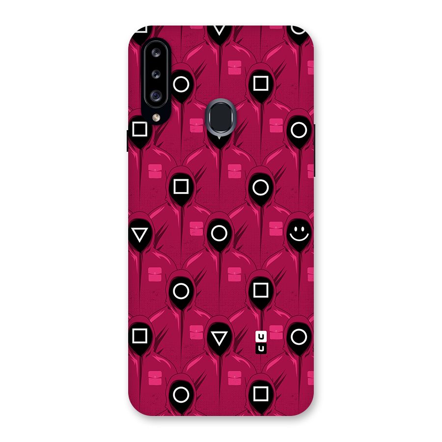Squid Gamers Pattern Back Case for Samsung Galaxy A20s