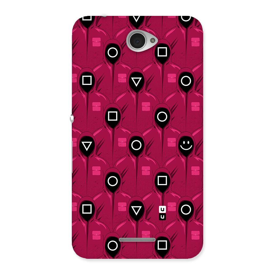 Squid Gamers Pattern Back Case for Sony Xperia E4
