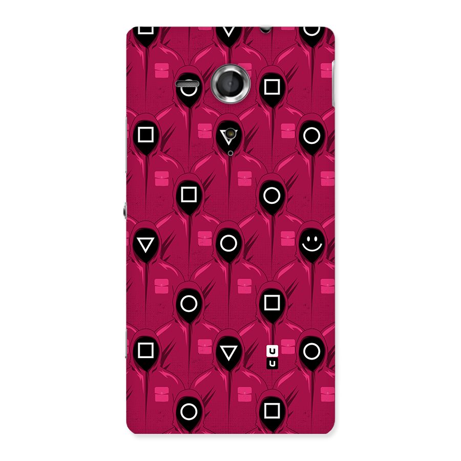Squid Gamers Pattern Back Case for Sony Xperia SP