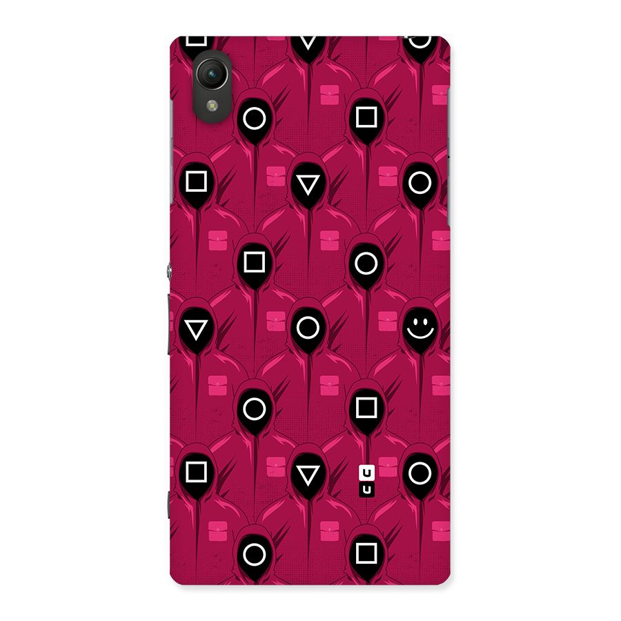 Squid Gamers Pattern Back Case for Sony Xperia Z1
