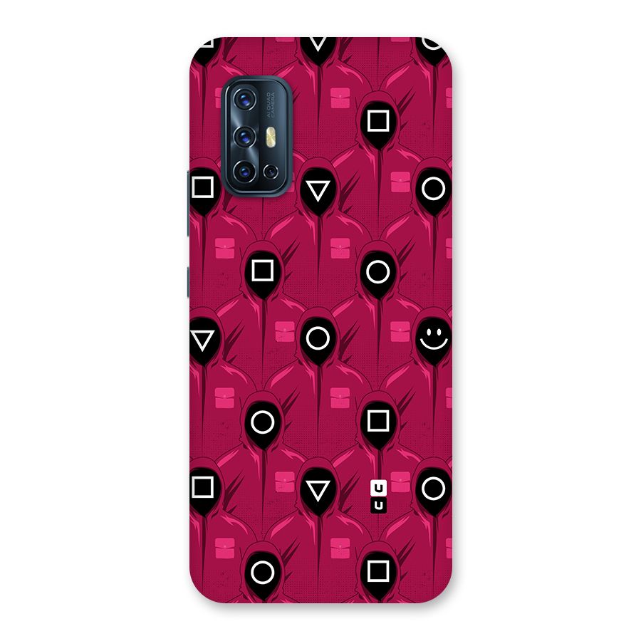 Squid Gamers Pattern Back Case for Vivo V17