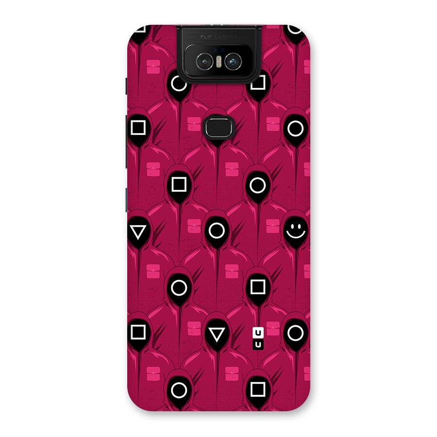 Squid Gamers Pattern Back Case for Zenfone 6z