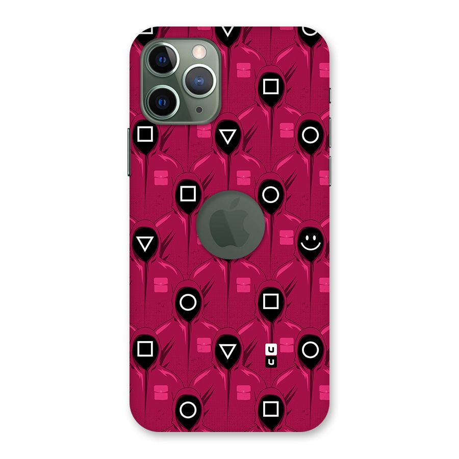 Squid Gamers Pattern Back Case for iPhone 11 Pro Logo  Cut