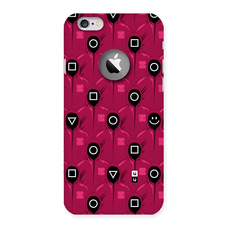 Squid Gamers Pattern Back Case for iPhone 6 Logo Cut
