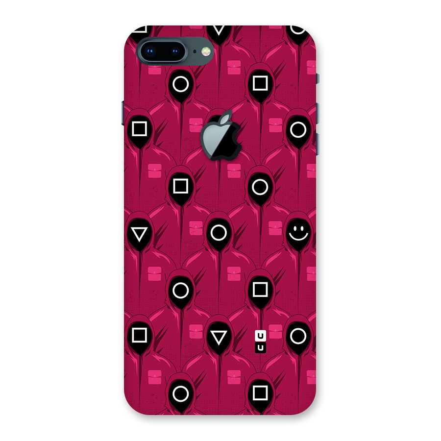 Squid Gamers Pattern Back Case for iPhone 7 Plus Apple Cut